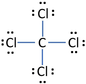 carbon tetrachloride CCl4 lewis structure